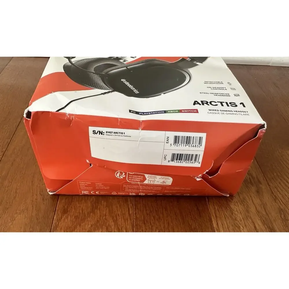 SteelSeries Arctis 1 Black Over the Ear Wired Headset‎ NEW